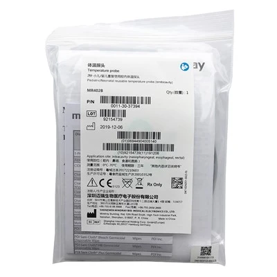 Orijinal Mindray Yeniden Kullanılabilir Sıcaklık Probu MR401B MR402B