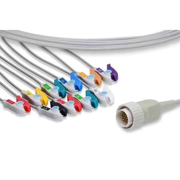 Kanz Compatible 16 Pin AHA/IEC EKG Cable