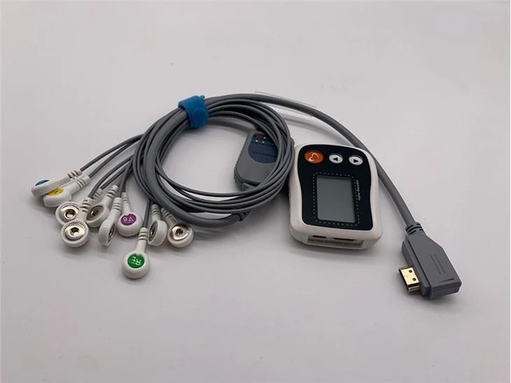 Borsam Compatible ECG Holter Cable 10 Leads IEC Snap