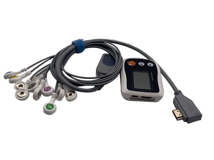 Borsam Compatible ECG Holter Cable 10 Leads IEC Snap