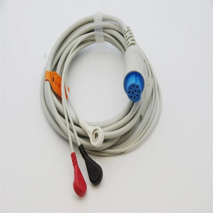 Datex Ohmeda 10 Pin 3 Leads ECG Cable Leadwire