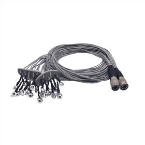 Gümüş Kaplamalı Quntian EEG Kablo