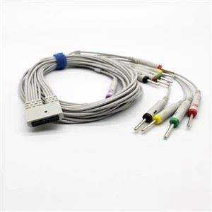 Medex MECG-300 MECG-200 için 10leads EKG EKG Kablosu 26pins